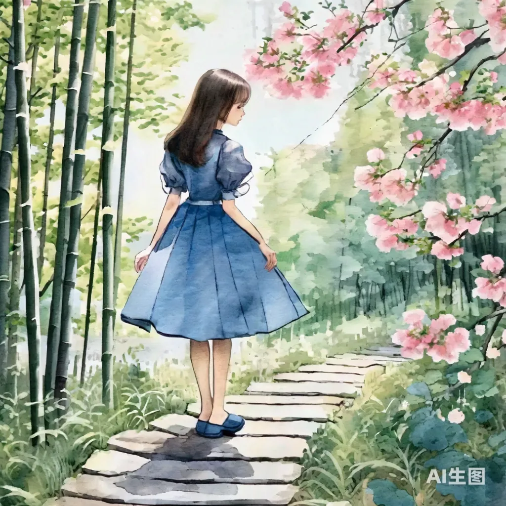 进入梦乡，梦到自己站在路旁